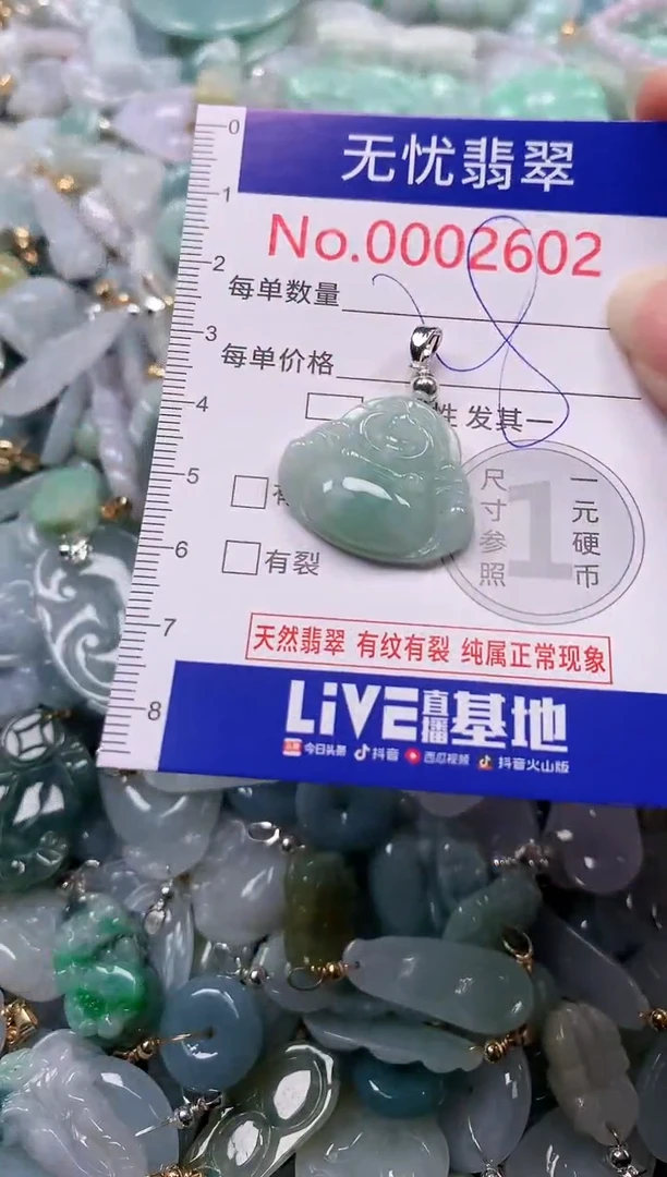 吊坠(不含链)未镶嵌翡翠2602