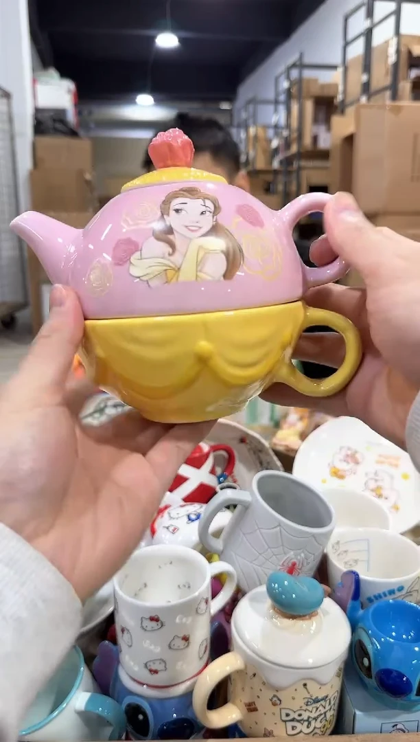 瓷片贝尔子母壶