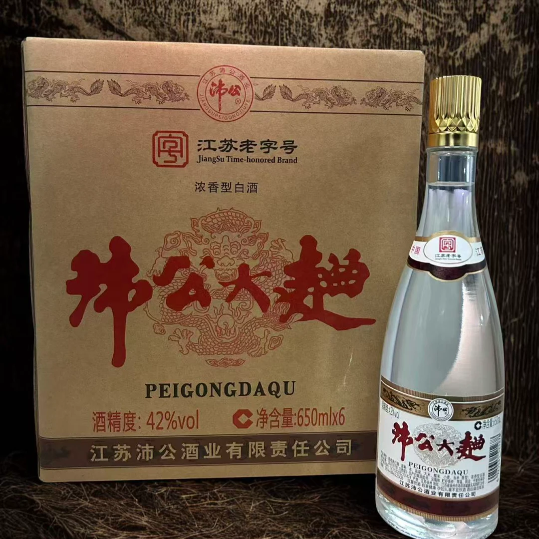 沛公徐州特产优级产品沛公大曲650ml*6一箱42度