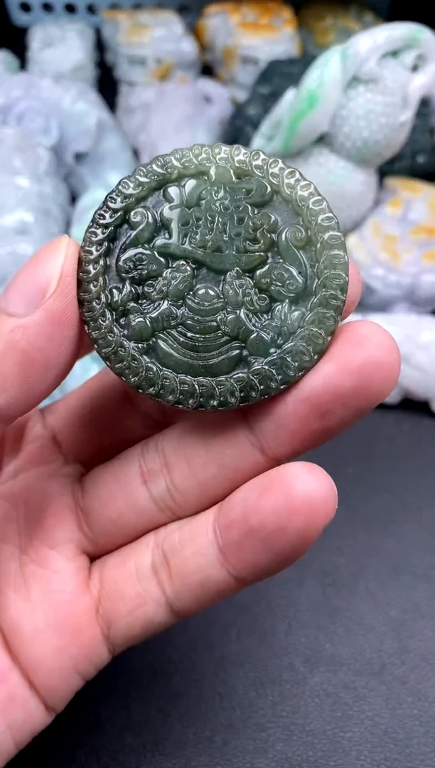 吊坠(不含链)未镶嵌翡翠1