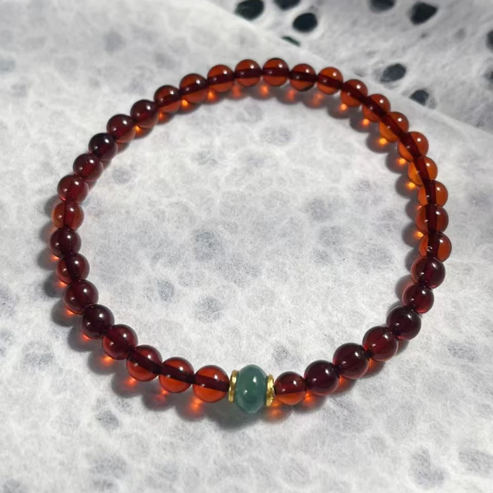 精美珠宝血泊4.5mm手串气质百搭轻奢多样性发一17081