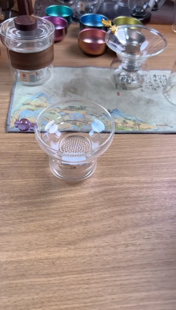 福容润茗茶滤浅紫色