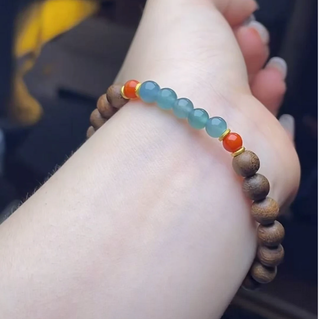 沉香【绿庄】-1127/--沉香手串-多样性发其—