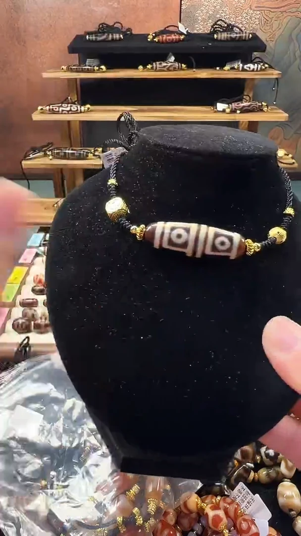 玛瑙/玉髓（覆膜）颈饰合金39(微瑕随机发货）