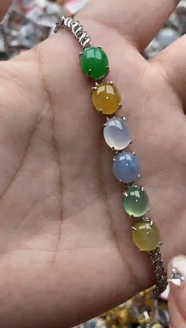 【闪购商品】翡翠戒指银S925镶嵌22222---4