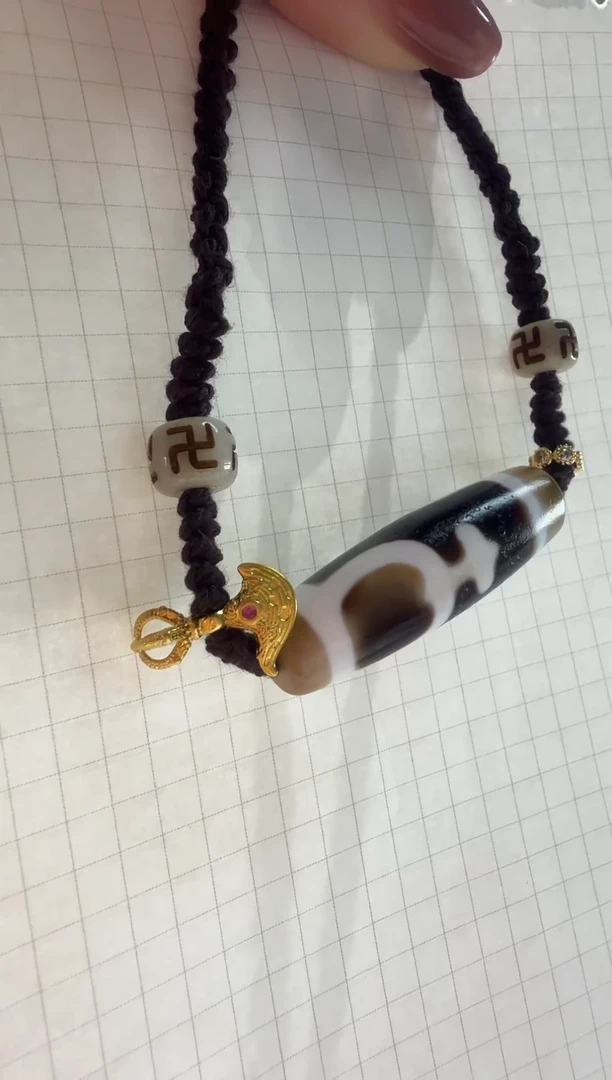 未镶嵌颈饰玛瑙/玉髓宝瓶