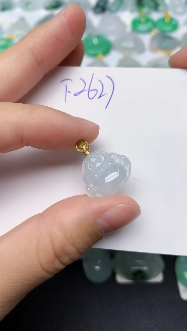 颈饰未镶嵌翡翠 天然缅甸A货翡翠百元以上9元证书费自理