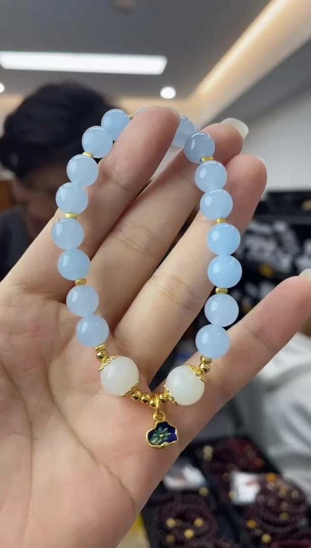 【闪购商品】海蓝宝石手链未镶嵌多样性一件发货