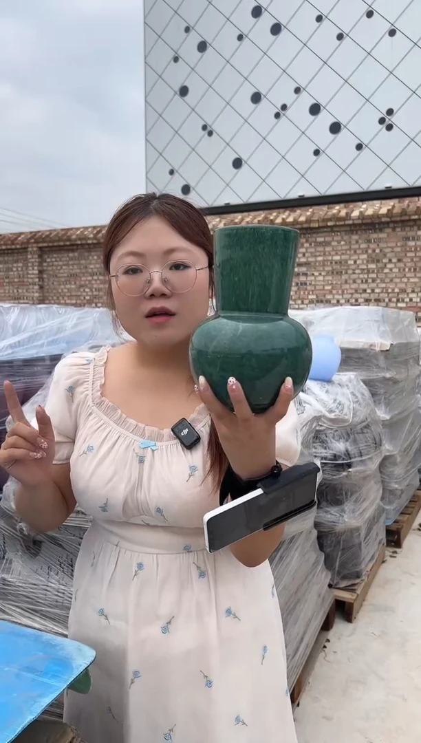 客厅摆件玻璃花瓶高级感