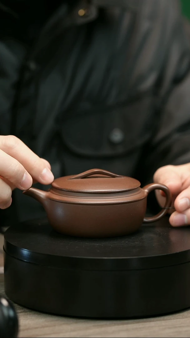 茶壶紫砂?*色H1601赵信军光素竹瓦