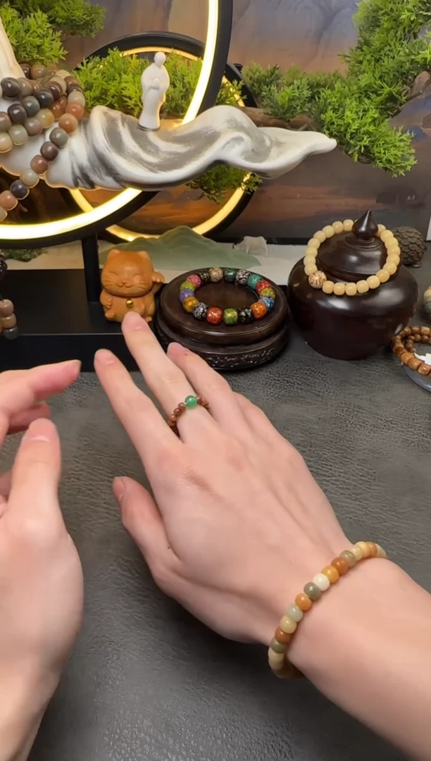 【闪购商品】库克手串未镶嵌库克戒指0.4