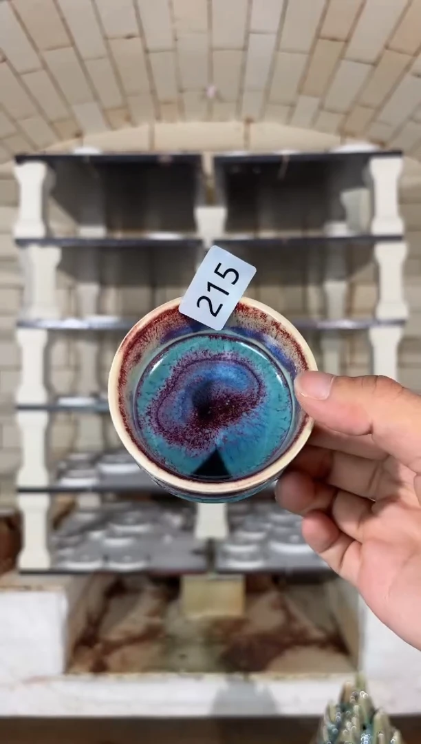 摆件精品窑变钧瓷茶器