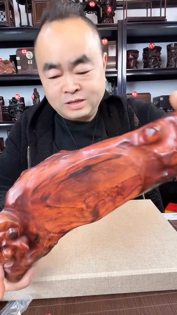 【闪购商品】木212瑕疵老李红木工艺品