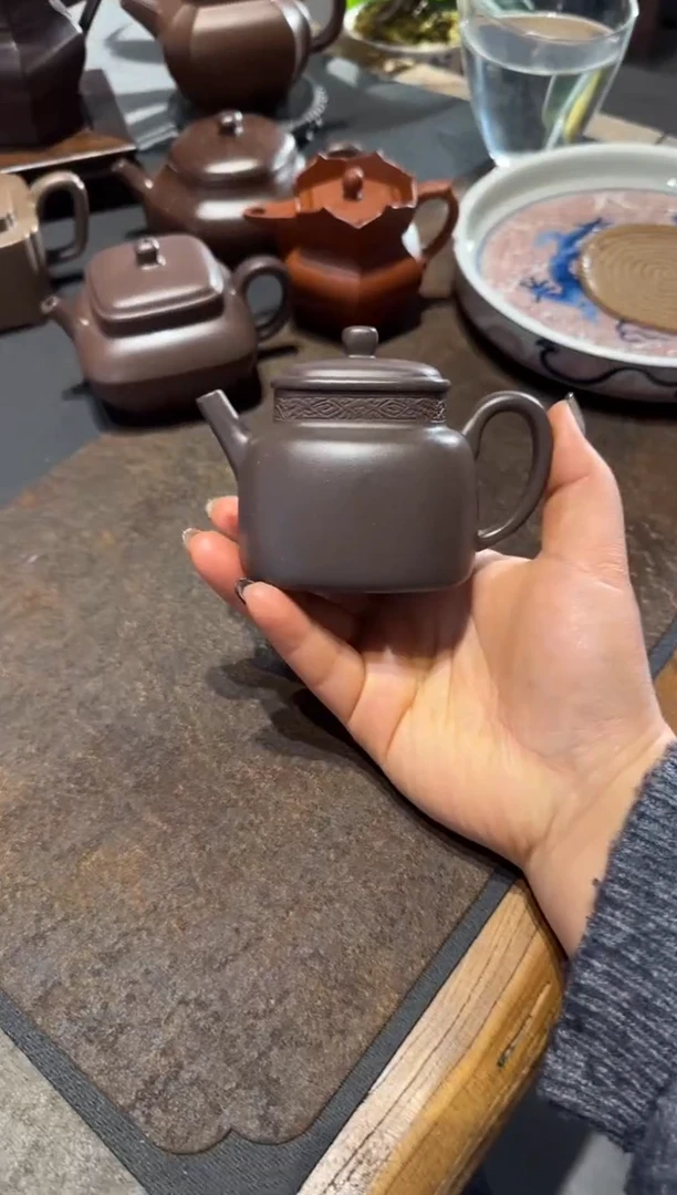 【闪购商品】紫砂茶壶四方言心