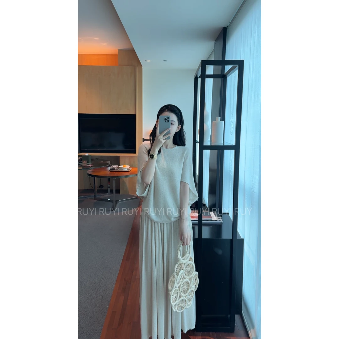 Ruyi如一 【大小姐】 高端线法国雨露麻斗篷套装