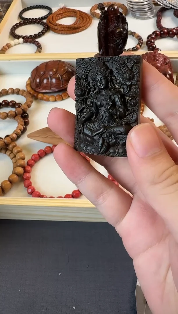 檀香木手串/手链阴沉老山檀香牌牌
