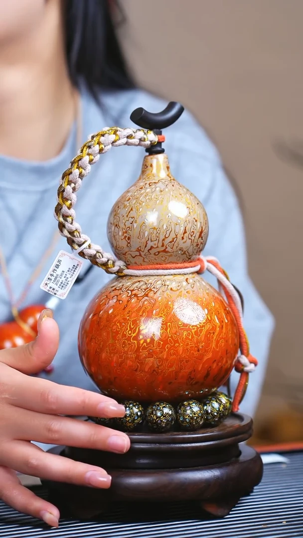 【闪购商品】JM079情人礼臻选大漆酒葫芦