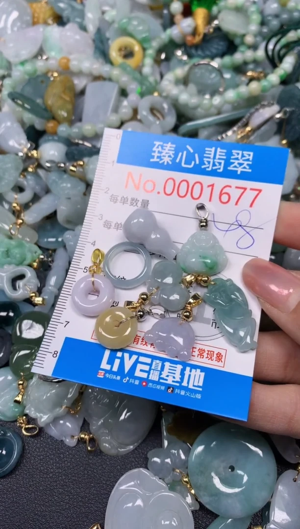 【闪购商品】翡翠颈饰未镶嵌含绳0001677