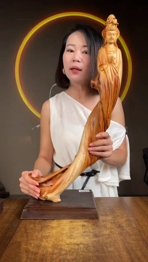 柏木（崖柏）手工摆件,先抢先得! 编号:81