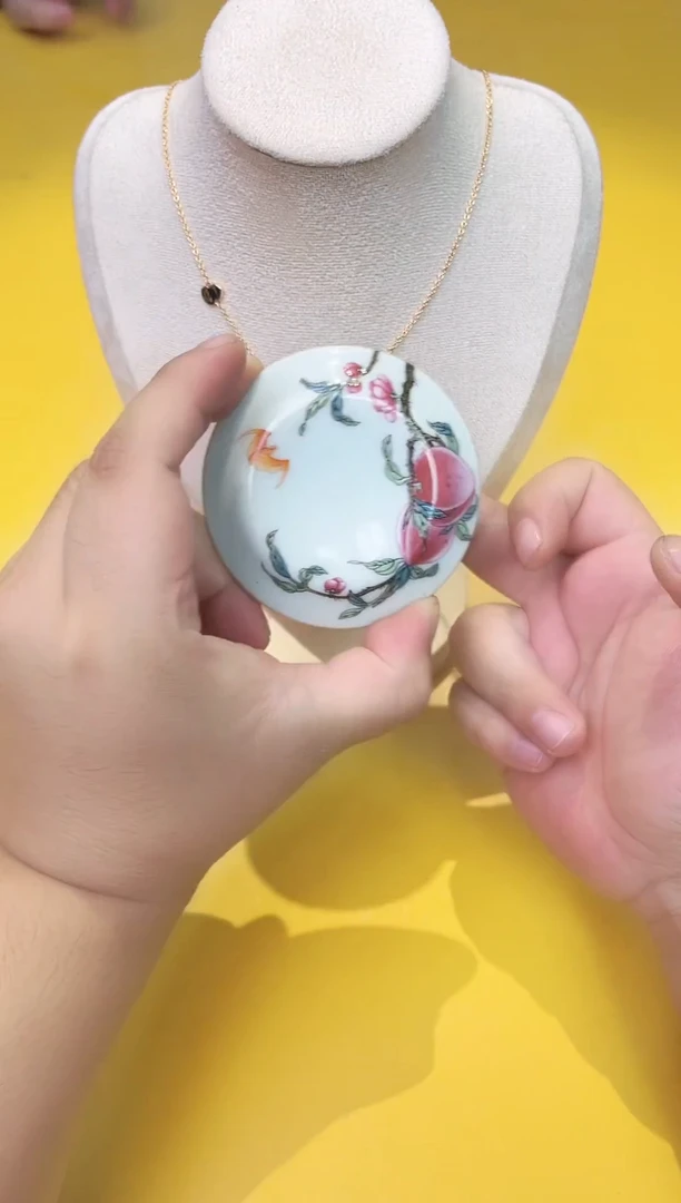 瓷片绿葫芦