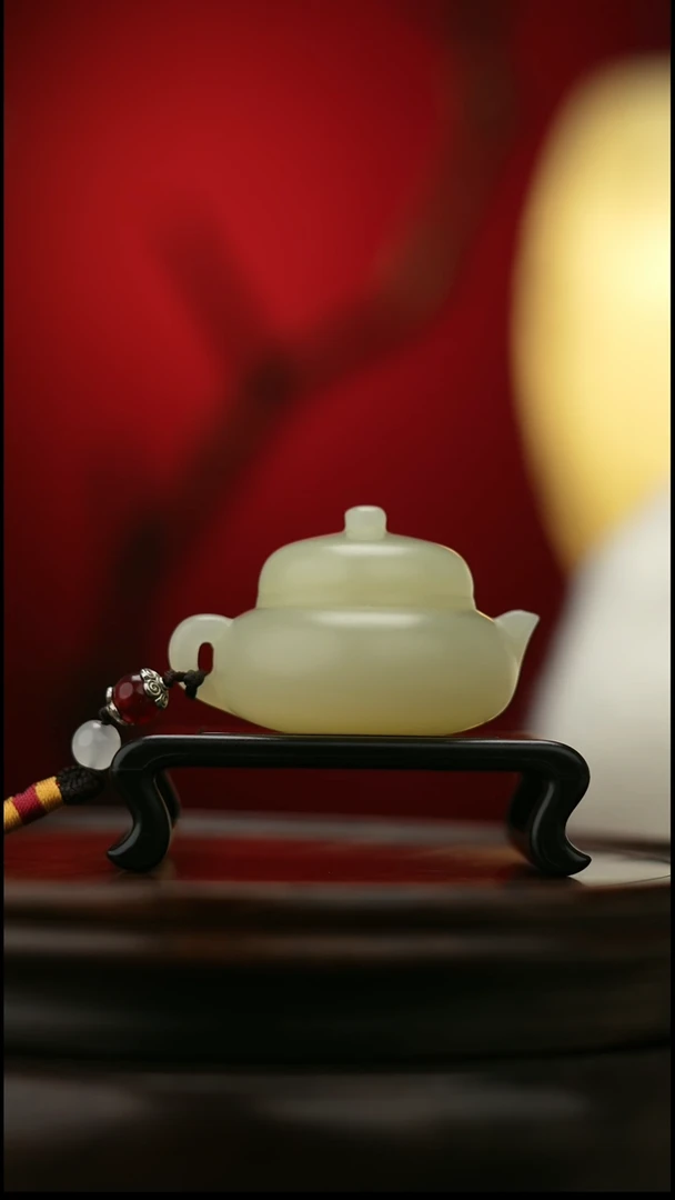 玉【把把壶】天然玉石手把件