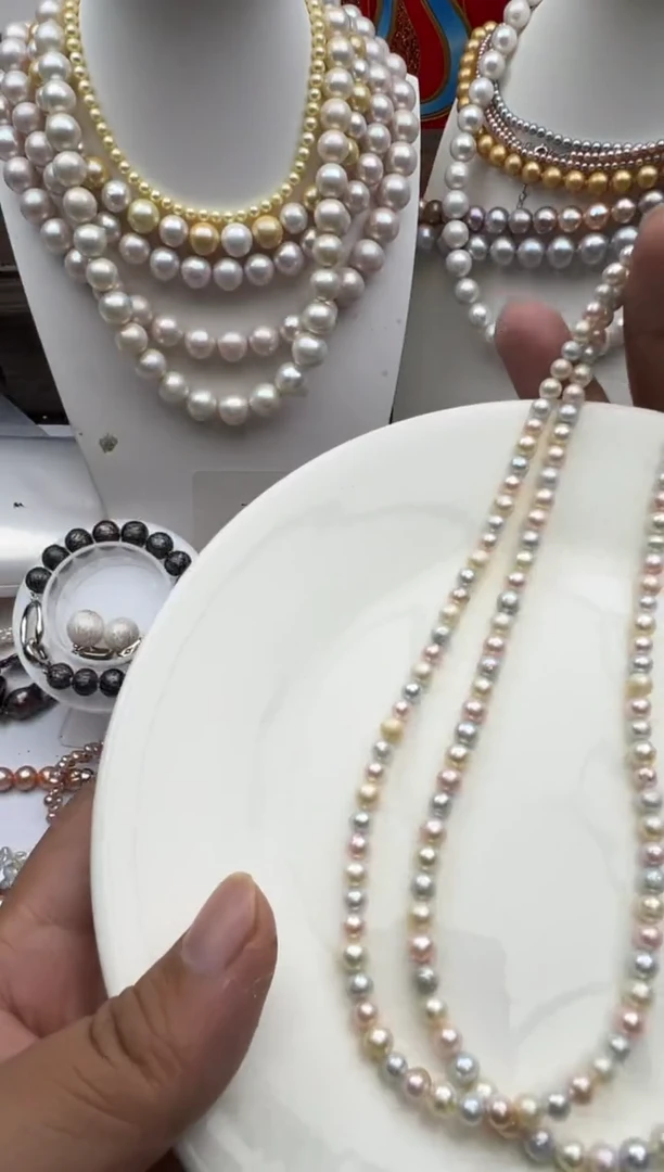 淡水珍珠未镶嵌颈饰1