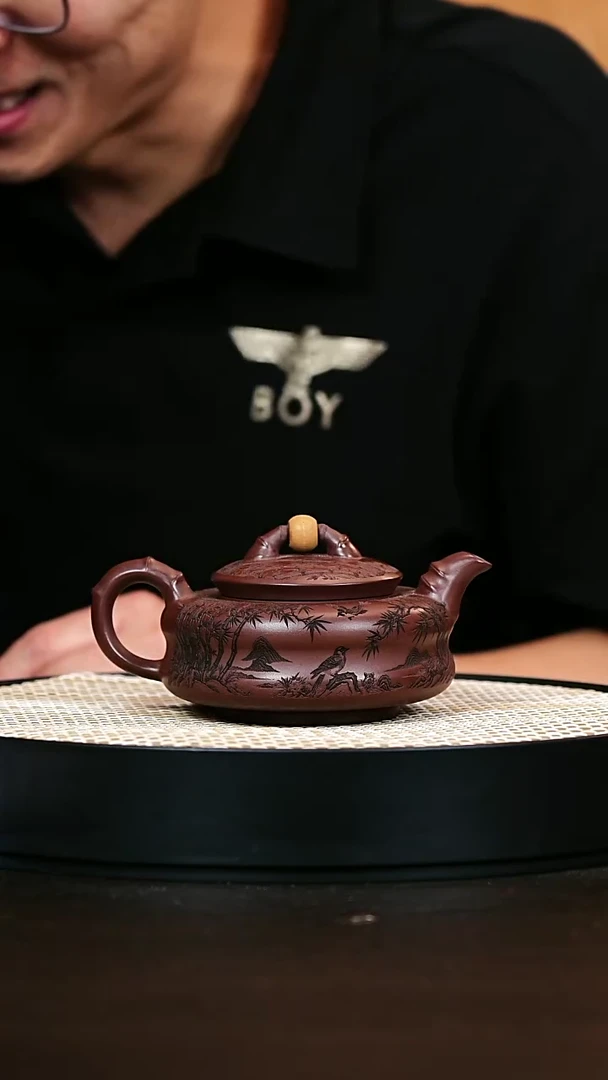 紫砂茶宠竹鼓11111