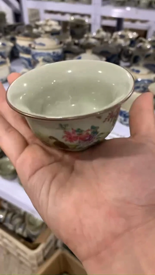 【清！一件不留】汝窑、茶壶盖碗茶杯主人杯微矿点
