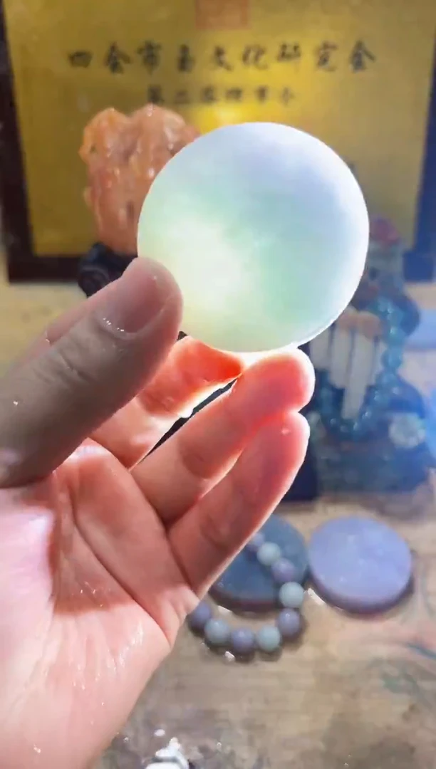 未镶嵌挂件翡翠A货常星7773