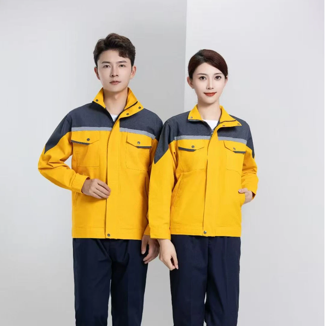 春秋工作服套装男女加厚耐磨舒适上衣工装厂车间汽修劳保工装定制