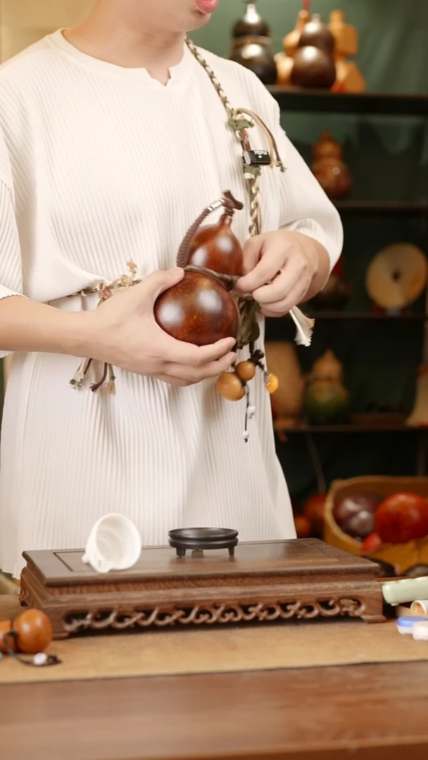 16号天然大漆酒葫芦一物一拍-