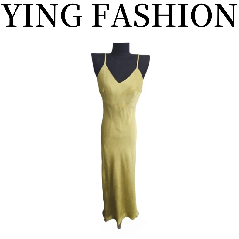 【YING FASHION】莹老板-时尚百搭性感吊带裙 8020471 548