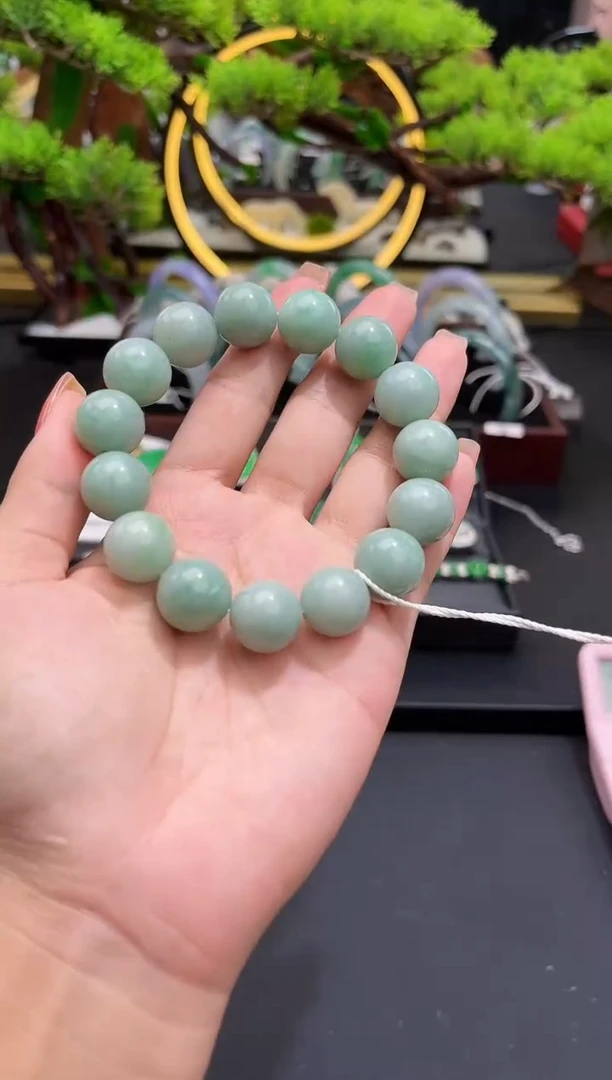未镶嵌手串翡翠珠串