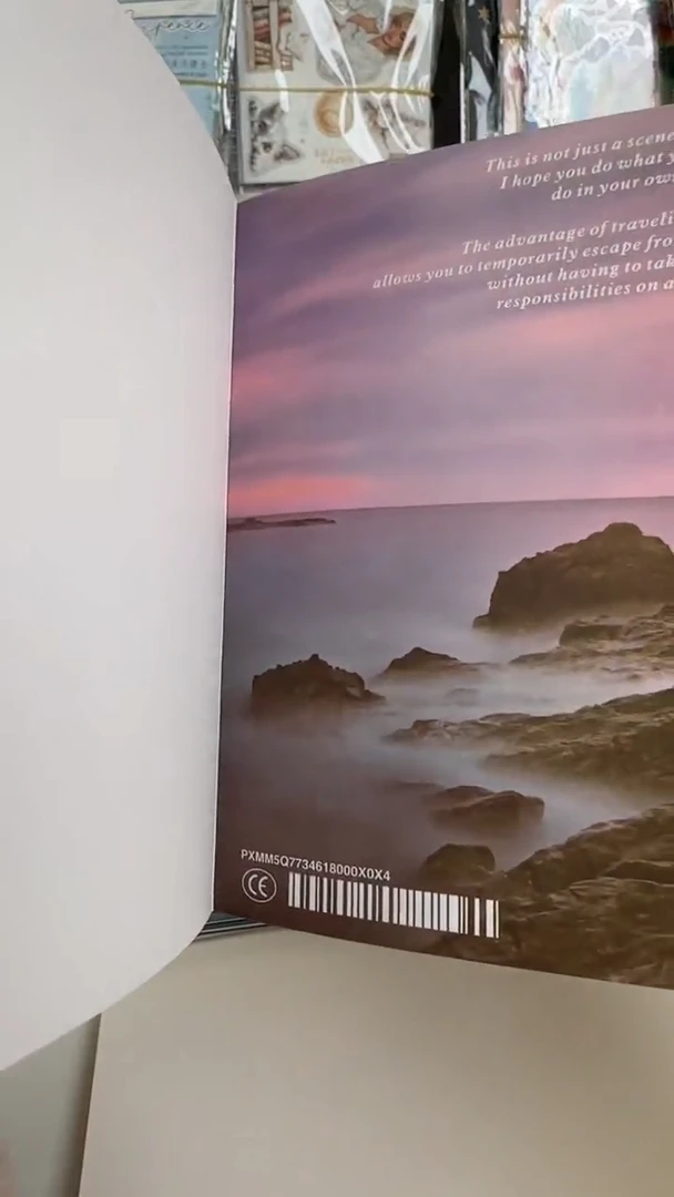 唯有你的旅途素材贴纸本 1本