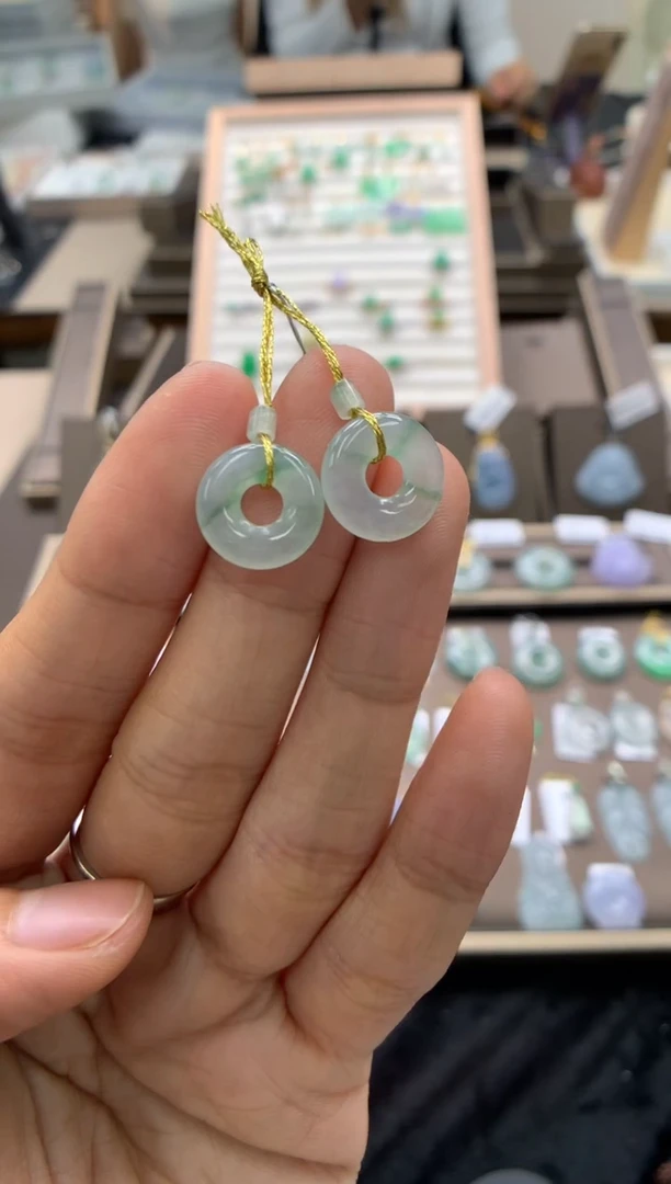 颈饰未镶嵌翡翠甜甜圈