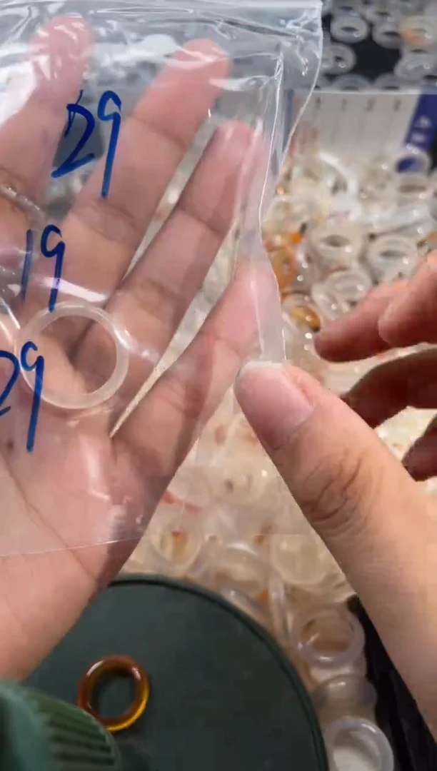 玛瑙/玉髓戒圈未镶嵌29