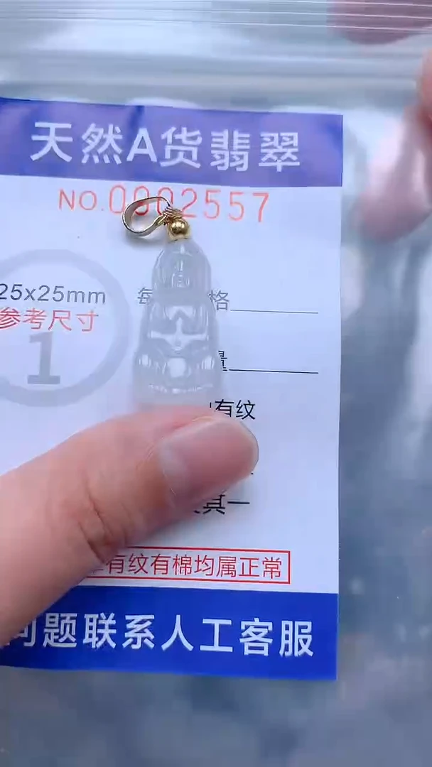 翡翠未镶嵌吊坠(不含链)1