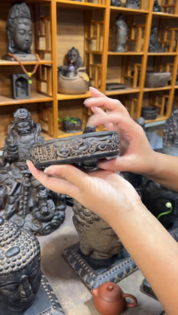 陶土【火山泥】吉祥底座