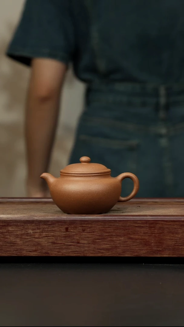 紫砂茶壶老段 永福莲子 全手工