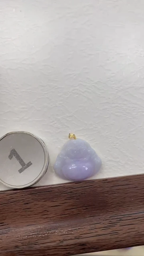 颈饰18K金镶嵌翡翠天然缅甸a货翡翠(多样性发其一)