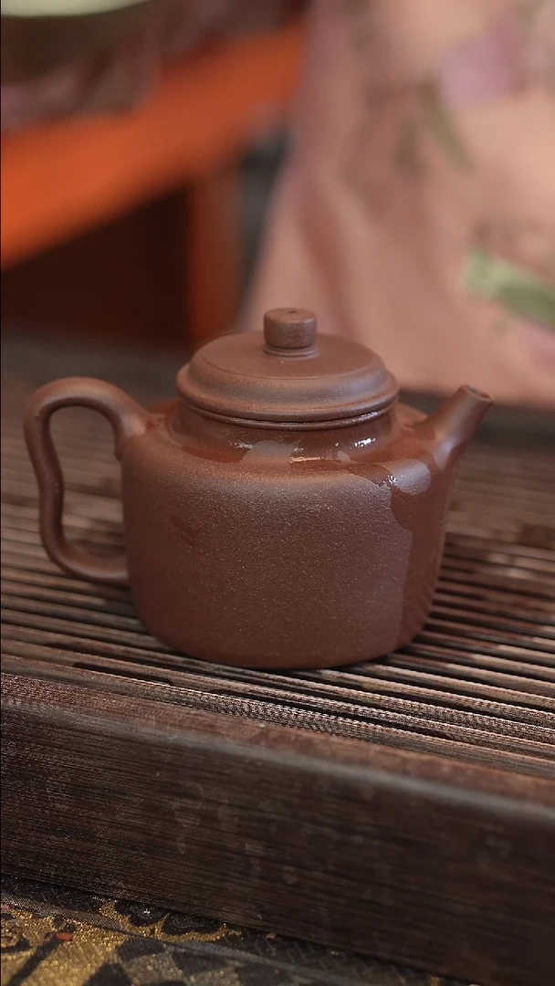 茶壶紫砂18目 紫泥 半手工 270cc