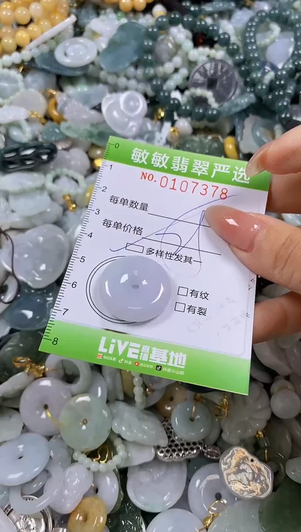 【闪购商品】翡翠颈饰未镶嵌闪购0107378多样性发其一