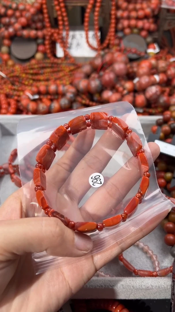 南红玛瑙未镶嵌手串14