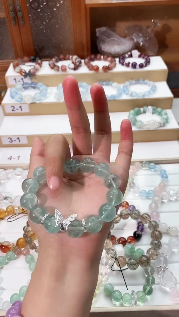 【闪购商品】水晶手串未镶嵌绿萤石手串