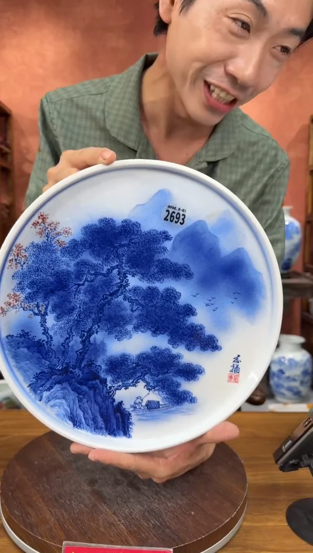 吴义松陶盟手绘陶瓷编码：2693