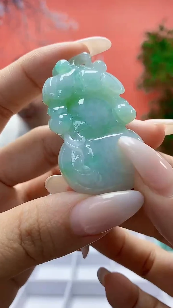 未镶嵌定制翡翠4898ty-毛货挂件37