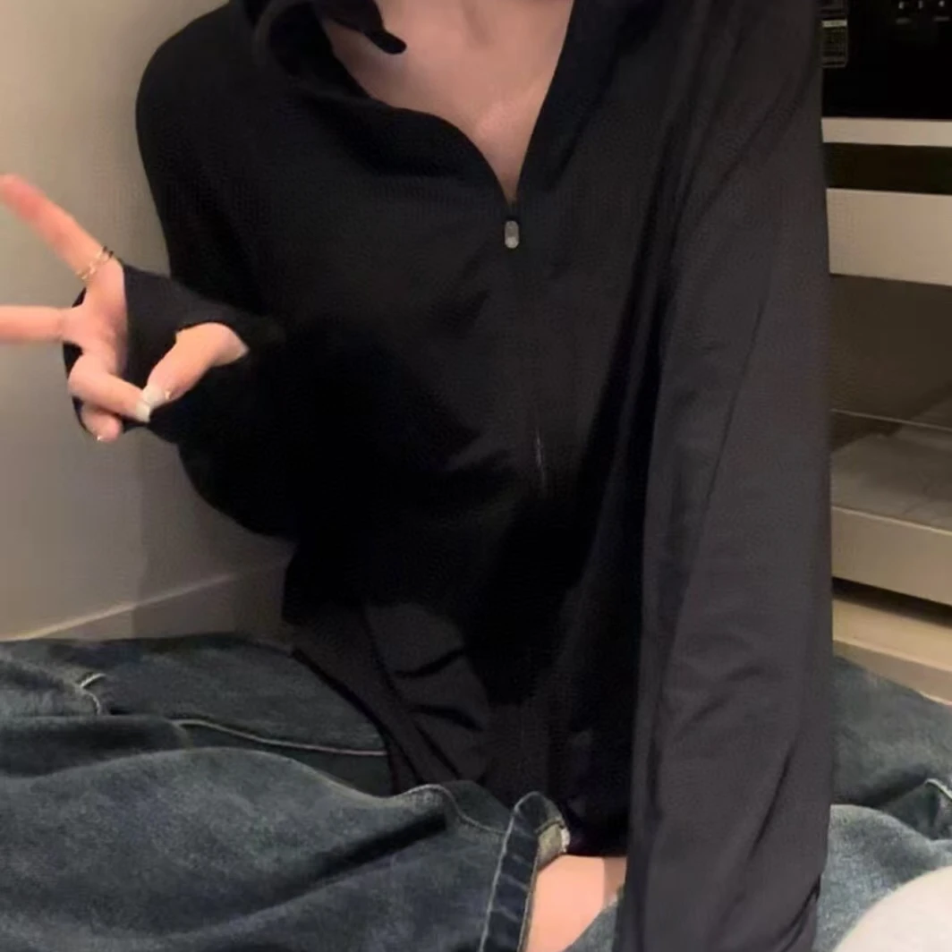 A防晒衣可拆卸帽子