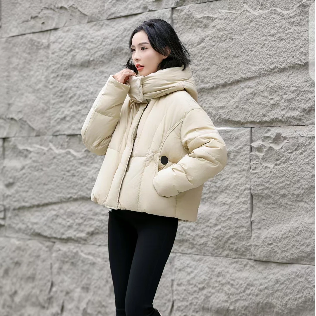 【香香专属】新款羽绒服短款立领小个子时尚加厚宽松保暖外套030