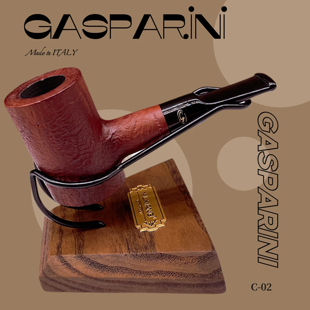 【意大利】3mm加斯帕里尼2018年产锤子桌斗老石楠木海泡石烟斗