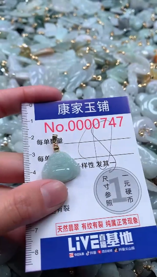 【闪购商品】翡翠吊坠(不含链)未镶嵌747